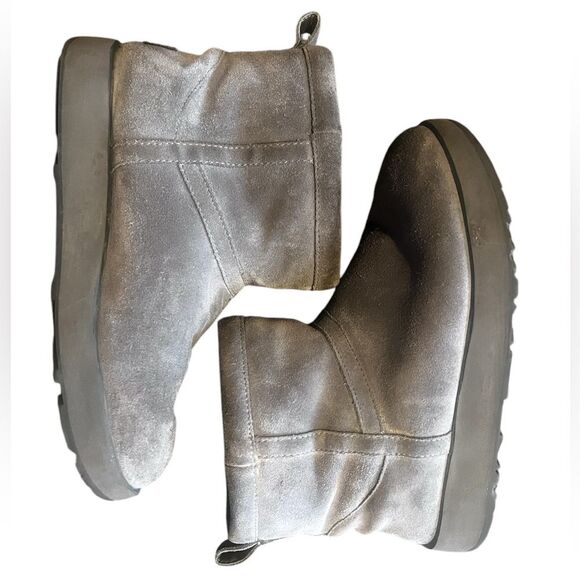 Ugg Classic Mini Waterproof Boot in Gray - Picture 1 of 13